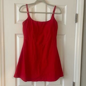 Halara brand flare mini slip dress